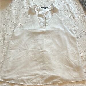 Elegant White Sleeveless Top banana republic -